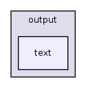 output/text