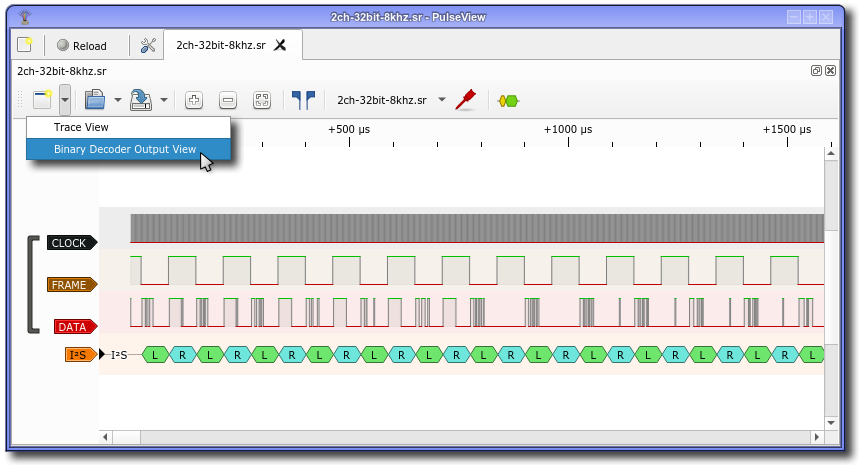 pv binary decoder output view